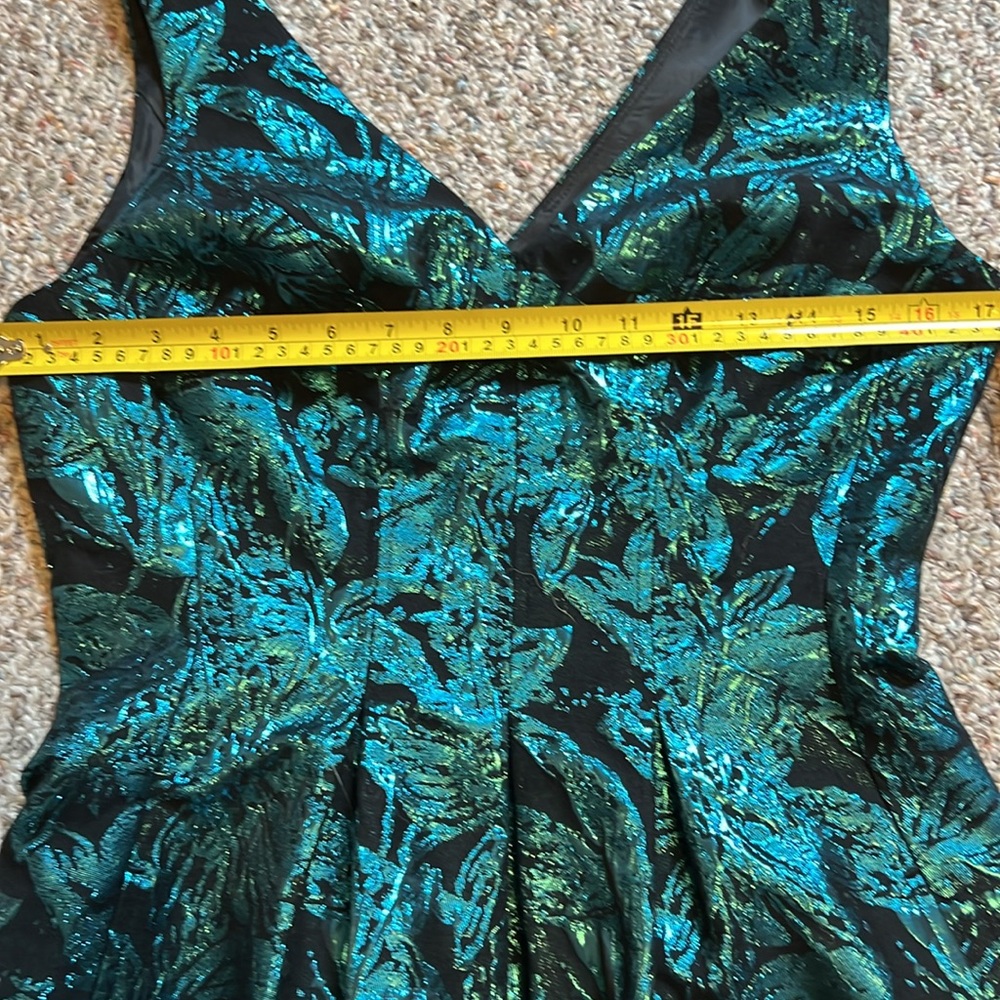 Nine West Teal And Black Dress-Size 2-NWT - Picture 6 of 8